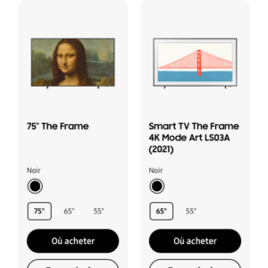 Dos Samsung avec cadre 8552