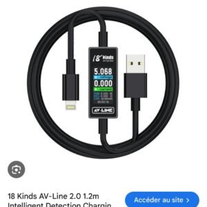 Testeur 18 kinds Av - Line 2.0 iPhone câble