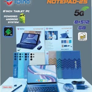 TABLETTE AVEC SIM IDINO NOTEPAD-25 512GB/8