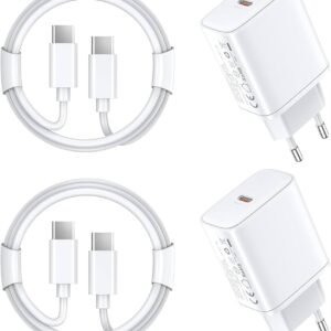 Chargeur iphone 17 promax 50w type c sur le packet