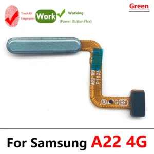 Bouton HOME/EMPREINTE ANDROID A22 4G